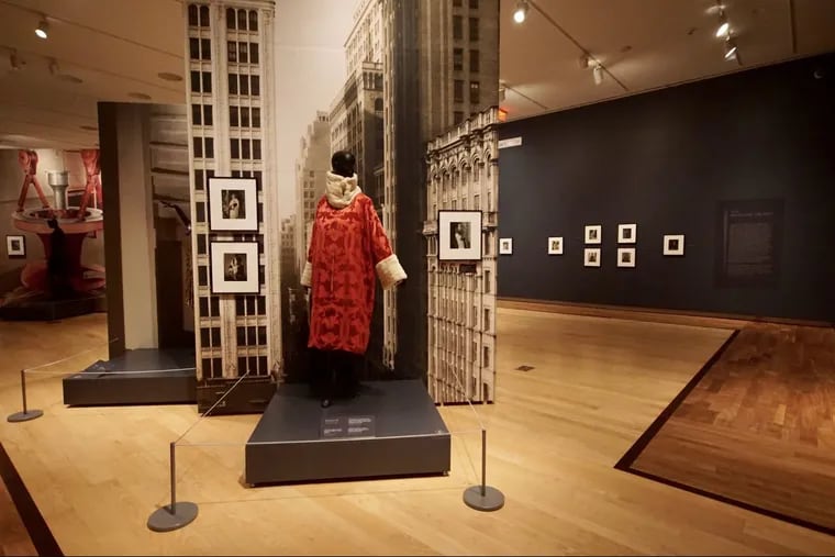 A view of the exhibit  “Charles Sheeler: Fashion, Photography, and Sculptural Form” at the Michener Museum.