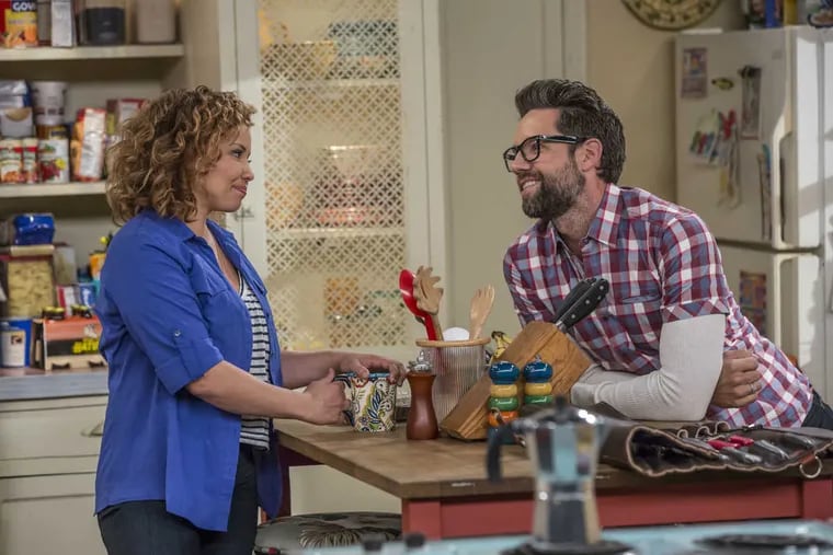 Justina Machado and Todd Grinnell in &quot;One Day at a Time.&quot;