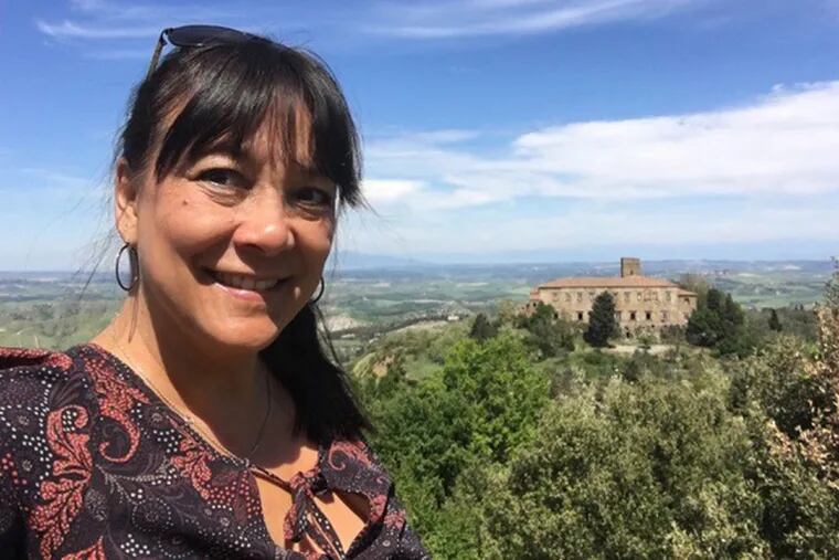 In May, Lesley Glenn went to Tuscany for a vacation. She continues to have no evidence of the breast cancer she fought three years ago.