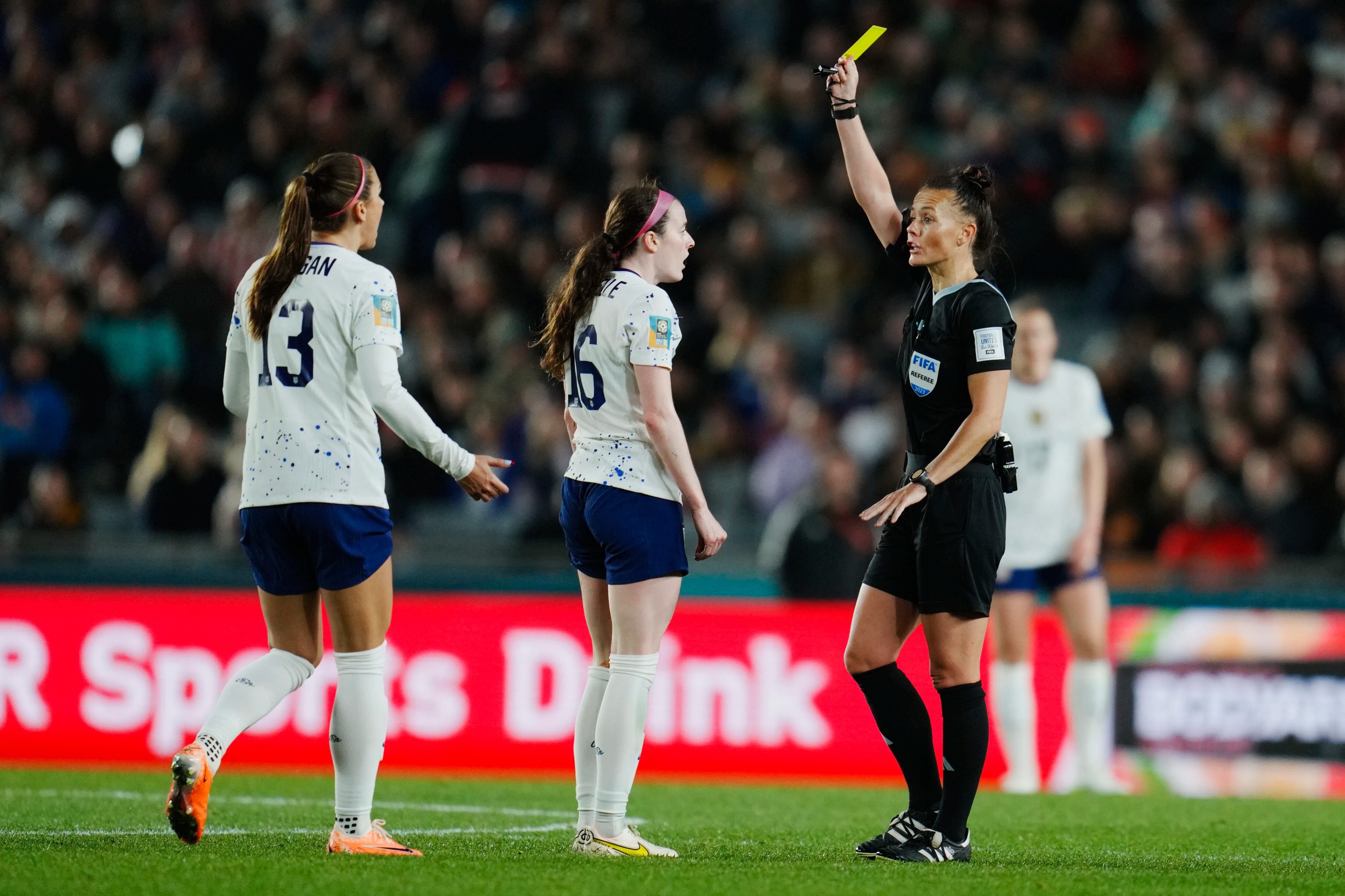 Rose Lavelle's yellow card against Portugal means she's suspended for the U.S.' round of 16 game against Sweden.