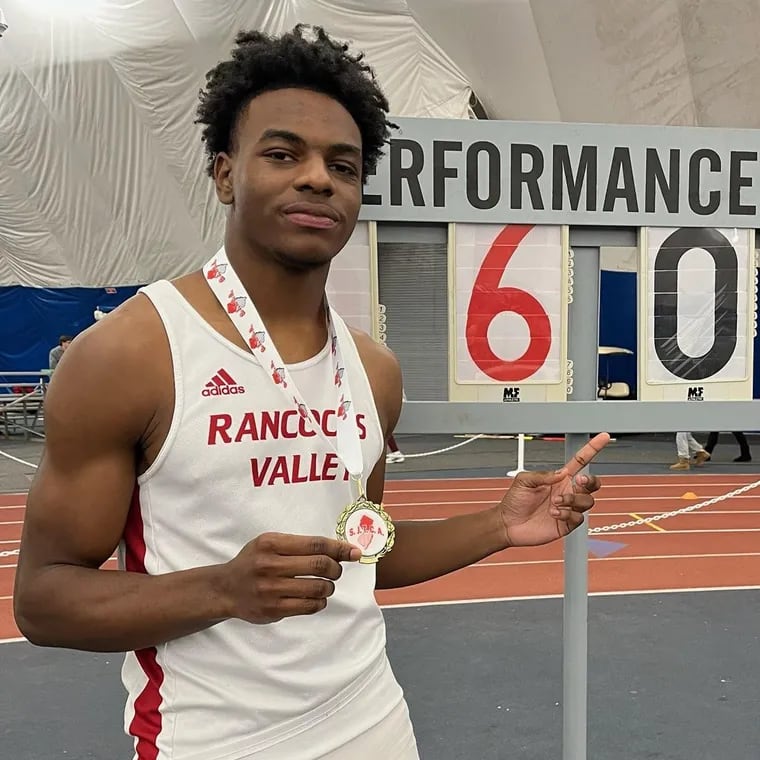 David Godbolt won the New Jersey Group 4 state indoor title in the high jump in February.