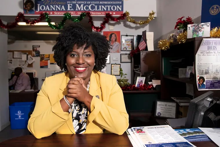State Rep. Joanna McClinton, who represents parts of Philadelphia and Delaware County, is the first woman of color to be named chairperson of the House Democratic Caucus.