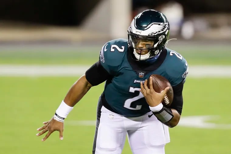 The Eagles are looking for quarterback Jalen Hurts to give them another spark against the Saints.