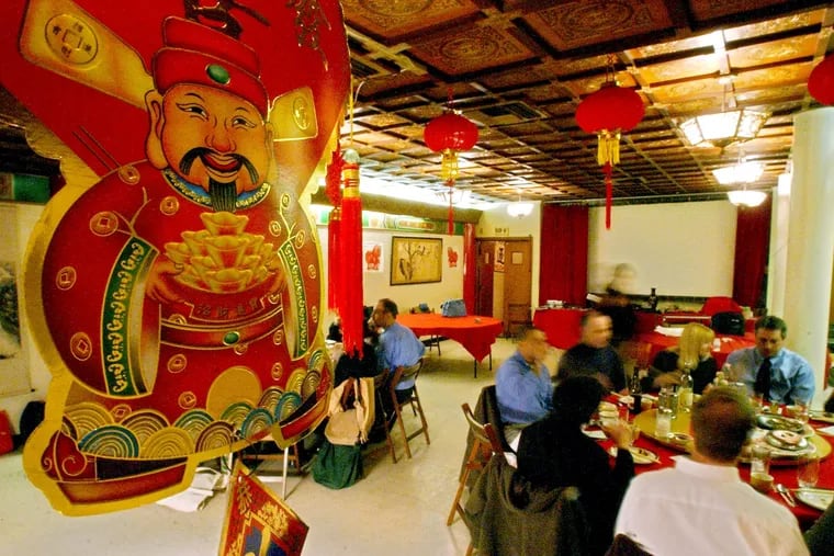 One of the last banquets at the Chinese Cultural Center, shortly before its closing in 2004. The 10-course meal served 24 evening diners at the well-known Chinatown landmark.