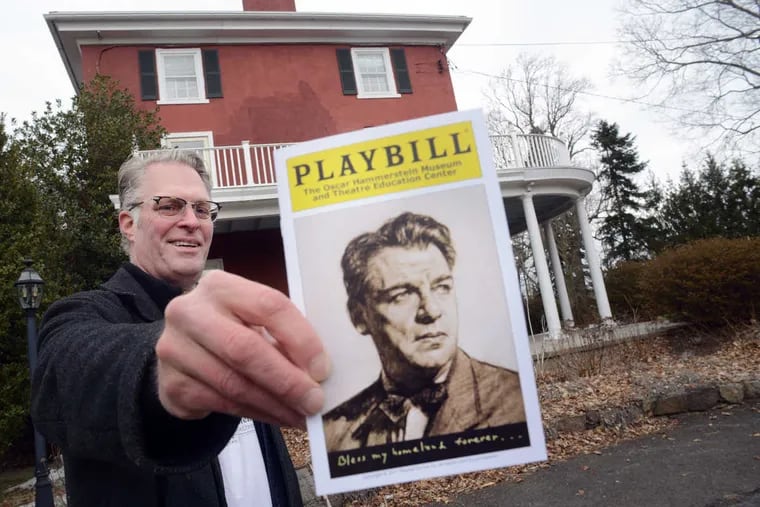 Will Hammerstein hopes to turn the house and barn at Highland Farm in Doylestown into a museum honoring his grandfather Oscar Hammerstein II (pictured on the Playbill), who lived there when he wrote the lyrics to "The Sound of Music," "South Pacific," "The King and I" and other classic American musicals.