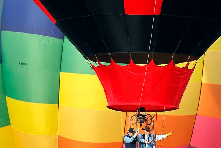 The Balloon Stampede , an annual race, lifted off Saturday in Walla Walla, Wash. Walla Walla Union-Bulletin