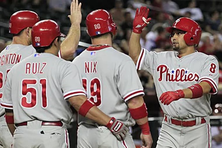 The Phillies have scored 20 runs in their last 19 innings of baseball. (Ross D. Franklin/AP)