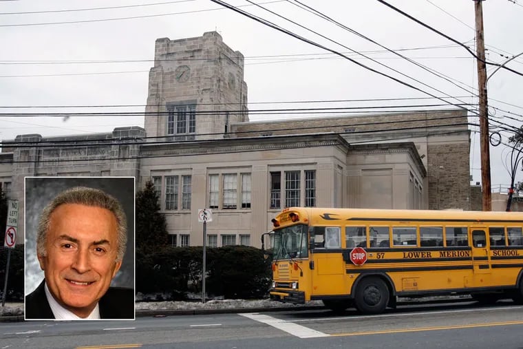 Arthur Wolk, inset, who sued the Lower Merion Area School District over a tax increase.