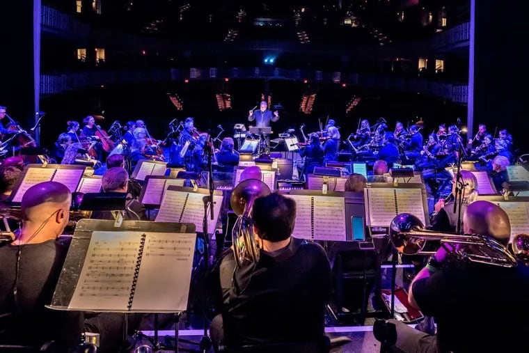 The Philly Pops performing "A Nightmare Before Christmas" at the Met Philadelphia in 2019.