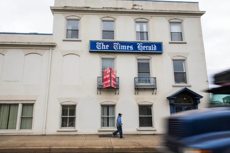 Digital First Media has closed the Times Herald  newspaper building located on Markley Street in Norristown, forcing its reporters to work from home or the Pottstown Mercury.