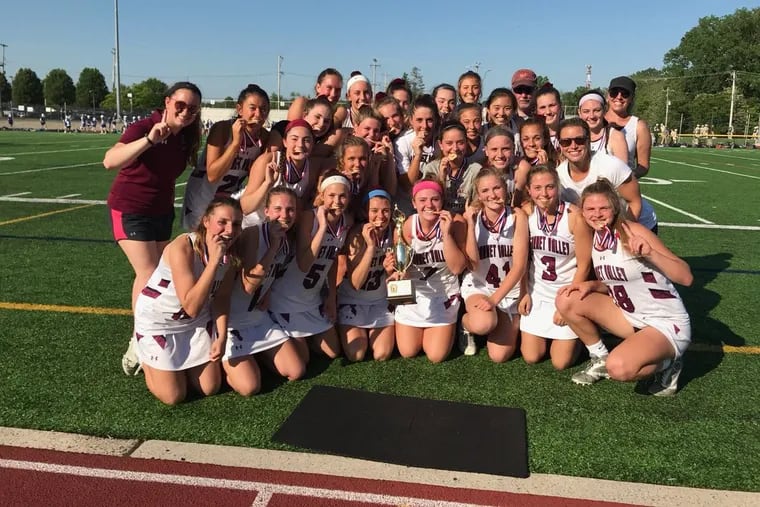 The Garnet Valley girls’ lacrosse team won the District 1 Class 3A championship on Thursday.