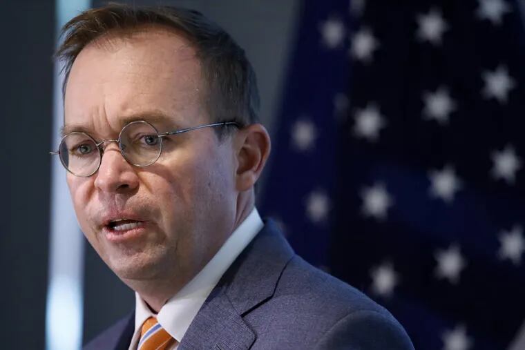 Acting head of the Consumer Financial Protection Bureau Mick Mulvaney’s time is running out unless President Trump nominates someone to fill the job permanently.