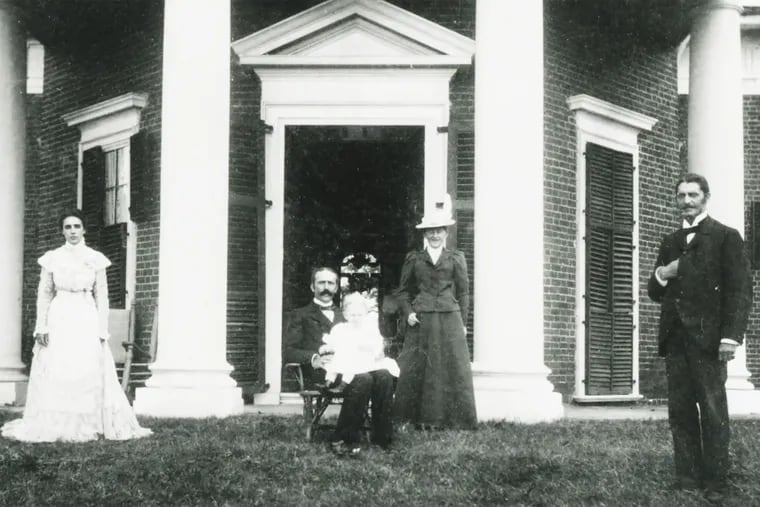 An archival image shows members of the Levy family, a Philadelphia family, owned Thomas Jefferson's Monticello estate for nearly 100 years after Jefferson's death. A documentary on the family, "The Levys of Monticello," screens Nov. 13 and 14 at the 42nd Philadelphia Jewish Film Festival.