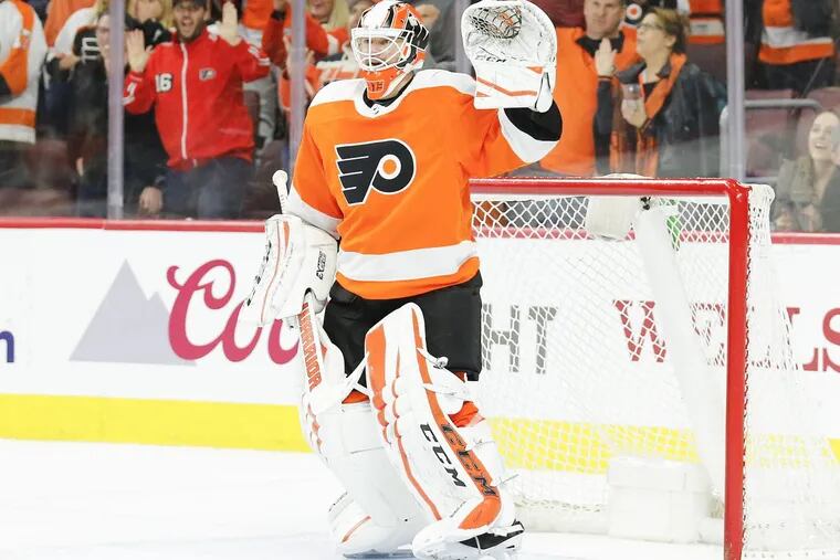 If the Flyers are to advance, goaltender Brian Elliott will have to stand tall despite heavy expected traffic from the Penguins.