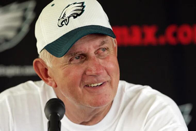 Jim Johnson's defenses were vital to the Eagles' success up until his death in 2009.  (Yong Kim/Staff File Photo)