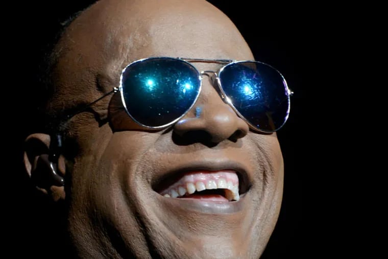 For the second time within a year, Stevie Wonder brought his "Songs in the Key of Life" tour to Wells Fargo Center on October 7, 2015. (Photo: Tom Gralish/Inquirer Staff)