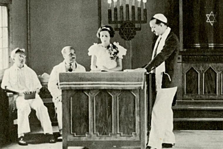 A 1935 bat mitzvah ceremony at Camp Cejwin, Port Jervis, N.Y. (Courtesy of the National Museum of American Jewish History)