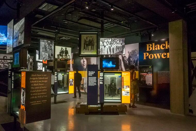 Wednesday September 14, 2016  Press Preview of the soon to be open Smithsonian National Museum of African American History and Culture in Washington DC. Here,  Exhibits showing the different influences and changes in the 1960's and 70's. ED HILLE / Staff Photographer