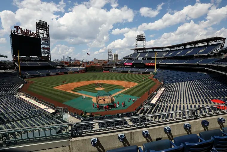 Citizens Bank Park will host 30 Phillies games this season. The team will try to give TV viewers an experience that doesn't feel like an empty stadium.