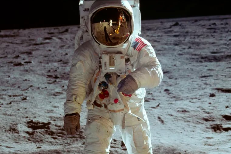 This image released by Neon/CNN Films shows a scene from the film "Apollo 11." (Neon/CNN Films via AP)