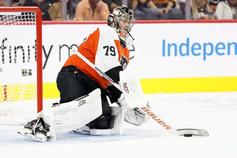Flyers goaltender Carter Hart is one of five players facing sexual assault charges in London, Ontario.