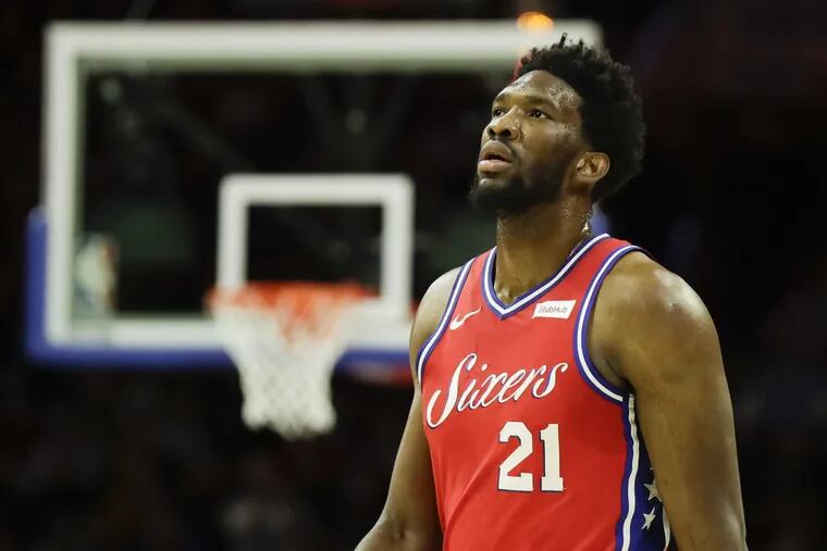 Sixers center Joel Embiid hopes to be available for back-to-back games by February.