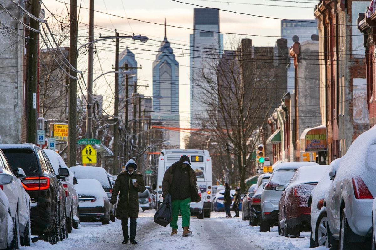 Snow in Philadelphia Totals on how much fell, road conditions from