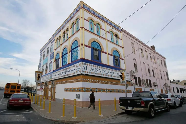 The Al Aqsa Islamic Society, on Germantown Avenue near Jefferson Street.
