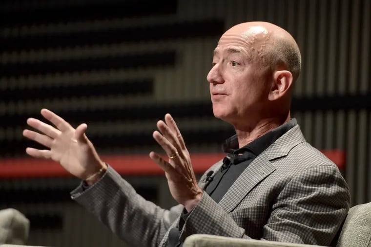 Jeff Bezos speaks onstage at WIRED25 Summit: WIRED Celebrates 25th Anniversary With Tech Icons Of The Past & Future on Oct. 15, 2018 in San Francisco, Ca.  (Matt Winkelmeyer/Getty Images for WIRED25/TNS)