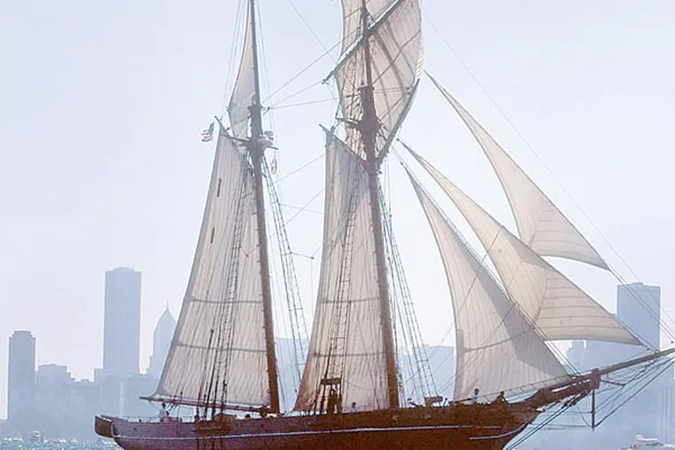 The Schooner Amistad offer deck tours and rive sails from the Independence Seaport Museum May 24-29.
(Ocean Classroom Foundation)