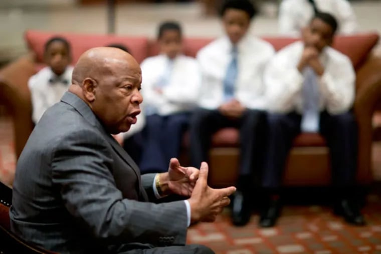 U.S. Rep. John Lewis spoke in Cherry Hill during a 2015 presentation honoring the late Dr. Martin Luther King Jr.