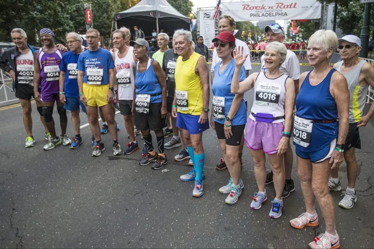 These are some of the people that have run in each of the last 40 Rock ‘n’ Roll Half Marathons in Philadelphia. Twenty-three  runners  ranging in age from 58 to 87 have reached the milestone.