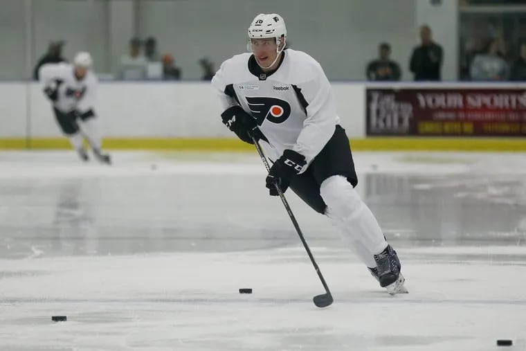 Flyers prospect Isaac Ratcliffe sparked some excitement at Development Camp.