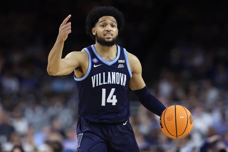 Villanova guard Caleb Daniels scored a game-high 24 points in a season-opening 81-68 home victory over La Salle on Monday. Daniels and the Wildcats visit Temple on Friday in another Big 5 battle. (Photo by Jamie Squire/Getty Images)