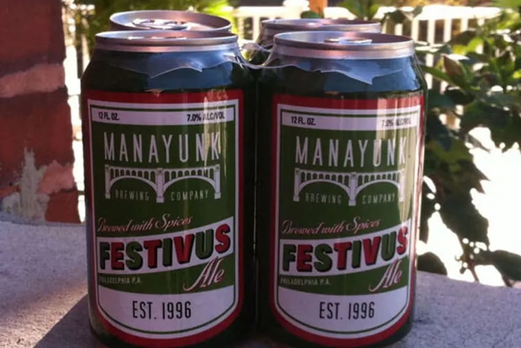 Manayunk Festivus Beer photo.