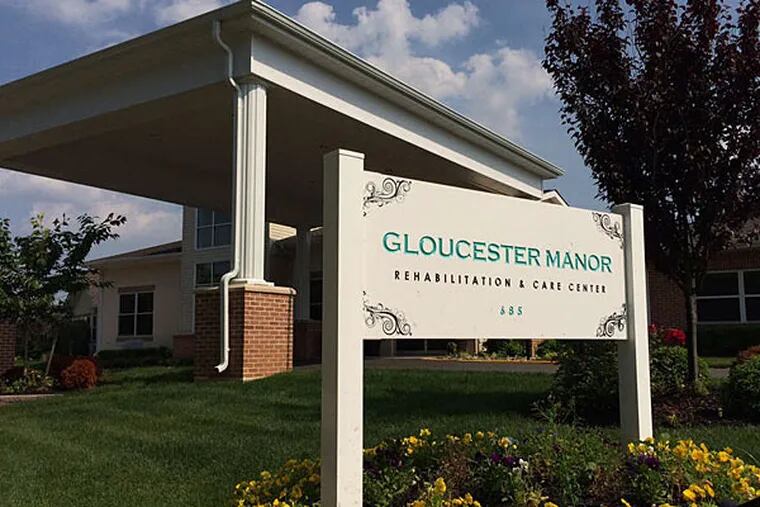 Residents at Gloucester Manor in Deptford who receive Medicare or Medicaid payments must leave by Aug. 1, according to the center's administrator.