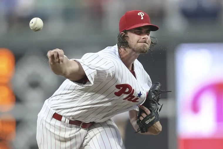 Aaron Nola made another great pitch for the Cy Young Award with his performance on Tuesday night vs. the Nationals, but it didn't matter much in the end.