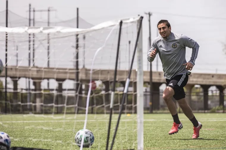 Union midfielder Alejandro Bedoya. MLS will restart with a tournament in Orlando this summer.