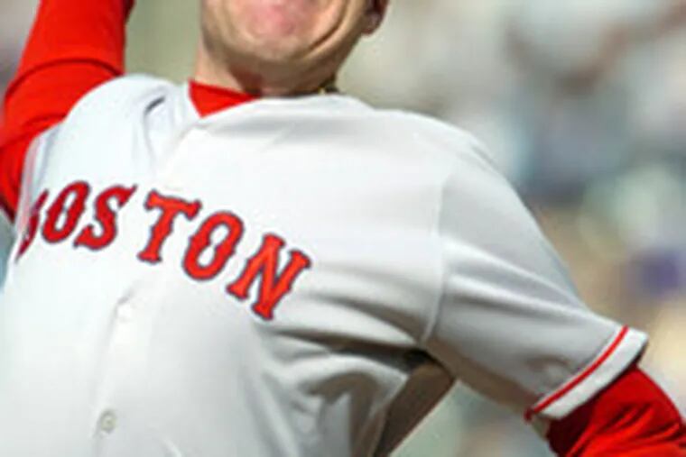 . . . while Curt Schilling does it with presence.