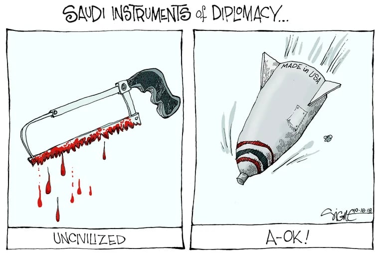 Signe cartoon SIGN18e Saudi Diplomacy