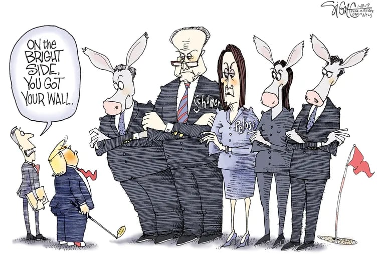 Signe cartoon
TOON10
Democrats’ Wall