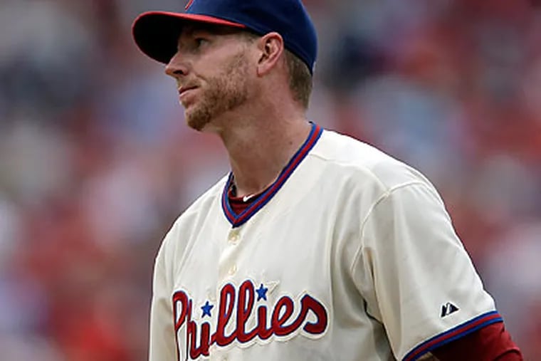 Roy Halladay is Roy Halladay, despite a tough go of it his last time out. (David Maialetti/Staff file photo)