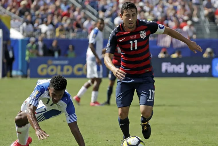 Union captain Alejandro Bedoya has played 64 times for the United States men’s national soccer team.