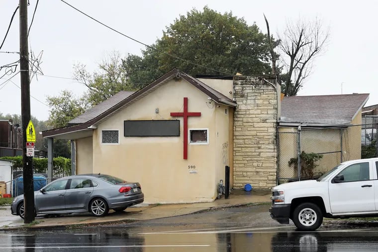 The Vietnamese International Baptist Church of Philadelphia is pictured in Philadelphia's Crescentville section. A fire damaged the church Tuesday night.