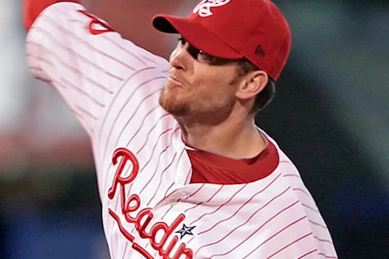 Brad Lidge is s poised to rejoin the Phillies at some point this weekend. (Steven M. Falk/Staff Photographer)