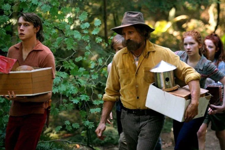 In "Captain Fantastic," Viggo Mortensen plays a radical who has taken his six children deep off the grid into the forests of the Pacific Northwest, teaching them hunting and survivalist skills.