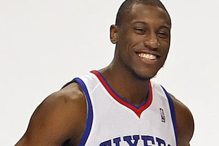 Thaddeus Young is one of several young players the Sixers will rely on for contributions. (Steven M. Falk/Staff Photographer)