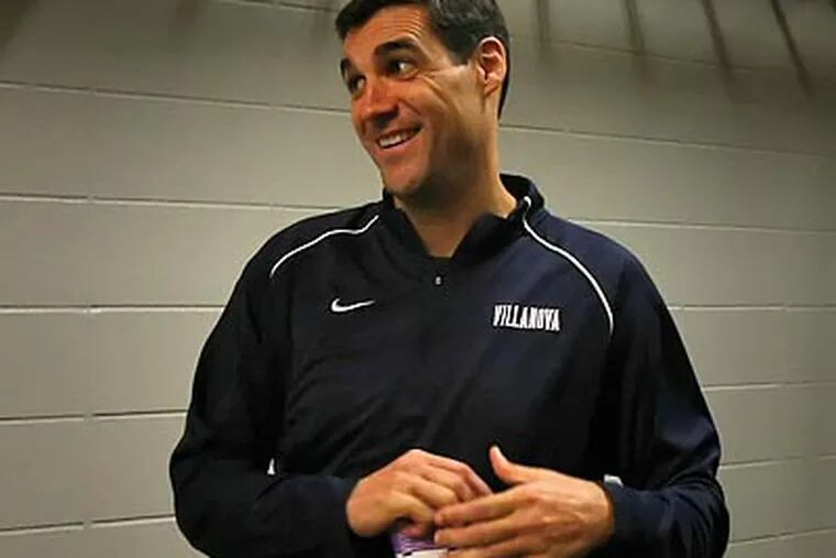 Jay Wright landed a top local recruit for his freshman class of 2012. (Ron Cortes/Staff file photo)