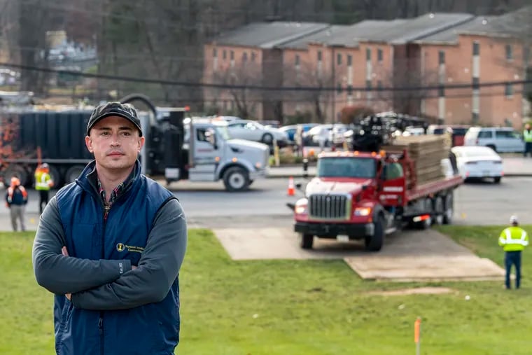 Stephen A. Iacobucci, whose family firm owns the Glen Riddle Station Apartments, has clashed with Sunoco Pipeline over its construction methods that bisected the 124-unit complex in Delaware County.