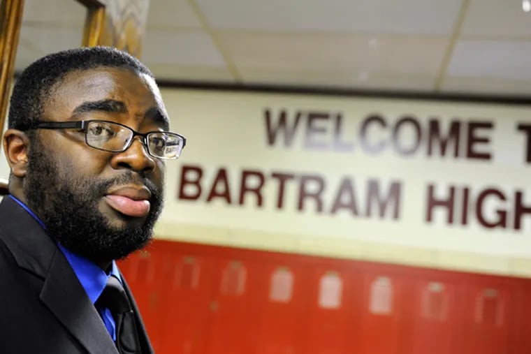 Abdul Mubdi Muhammad went from a bad New York high school to a top suburban one as a child. Now he’s taking on one known for violence. (Tom Gralish / Staff Photographer)